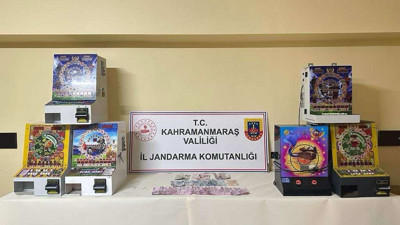 Kahramanmaraş’ta kumar operasyonu