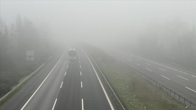 Sürücüler dikkat! Anadolu Otoyolu'nda görüş mesafesi düştü