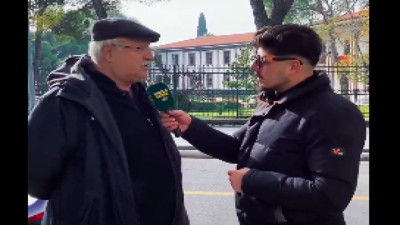 Sokak röportajında bir vatadaş Halil Umut Meler'in yumruklanması hakkında: "O kadar doktor dayak yiyor, çıt yok"