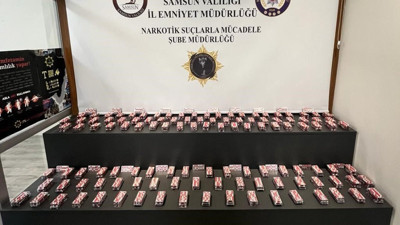 13 bin 400 adet sentetik ecza ele geçti