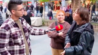 Sokak röportajında lise öğrencisinden ders niteliğinde konuşma