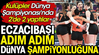 Helal olsun bu kızlara. Eczacıbaşı eze eze dünya şampiyonluğuna yürüyor