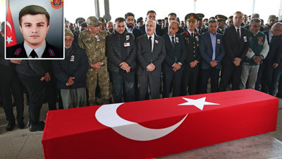 Şehit Jandarma Uzman Çavuş Yetişen son yolculuğuna uğurlandı