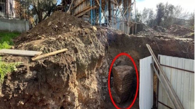Balıkesir'de temel kazısından çıktı. Gören gözlerini ovuşturdu