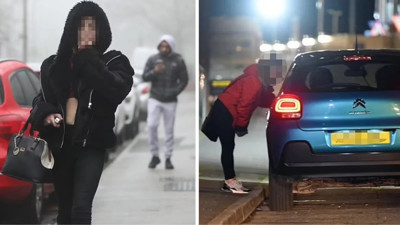 Hayat kadınları okul önünde müşteri aramaya başladı