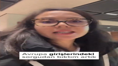 Avrupa'ya girişte ikinci sınıf insan muamelesi gören Türk genci isyan etti. Türk pasaportunu iki paralık ettiler