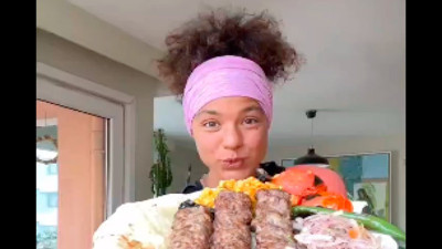 3 porsiyon kebabı yakmak için bakın kaç km koştu