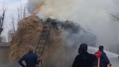 Yüksekova'da 6 bin bağ ot kül oldu