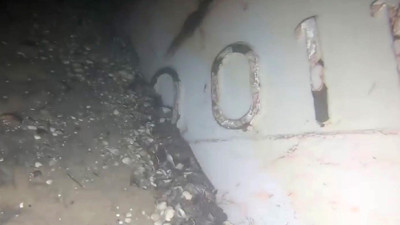 Batık Kafkametler gemisi denizin dibinde görüntülendi