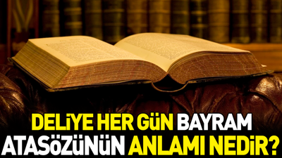 Deliye her gün bayram atasözünün anlamı nedir?