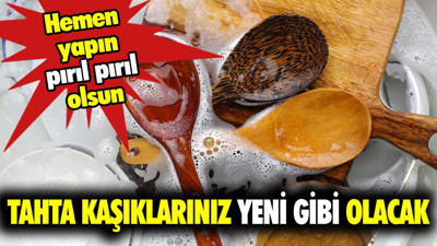 Tahta kaşıklarınız yeni gibi olacak
