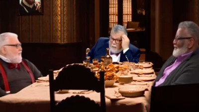 Celal Şengör ve Yunan, Amerikan benzerleri aynı masada