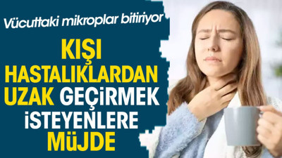 Kışı hastalıklardan uzak geçirmek isteyenlere müjde. Vücuttaki mikroplar bitiriyor