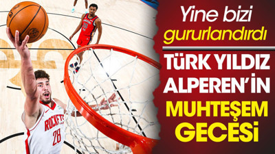 Türk yıldız Alperen Şengün yine bizi gururlandırdı. Kariyer rekoru kırdı Houston'ı galibiyete taşıdı