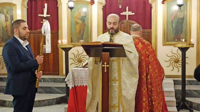 Hatay'da Noel ayinleri düzenledi