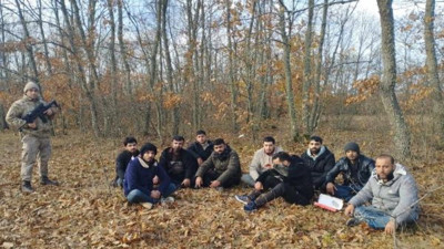 Sınırda kaçak göçmen operasyonu. 262 kişi yakalandı
