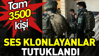 Ses klonlayan 3 bin 500 kişi tutuklandı. INTERPOL'den dev operasyon