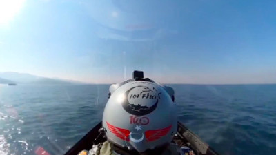 Türk F-16 savaş uçağı pilotu nefes kesti