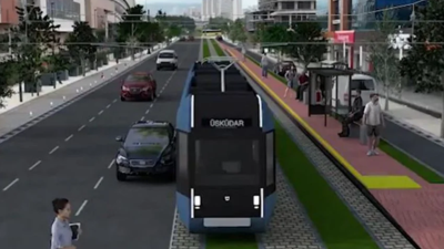 Anadolu Yakası'na tramvay geliyor. 3 ilçe birbirine bağlanacak. İşte geçeceği 33 durak