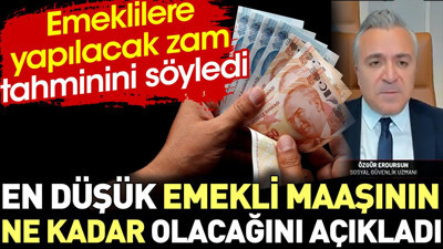 Özgür Erdursun emekli maaşına ne kadar zam yapılacağını canlı yayında açıkladı