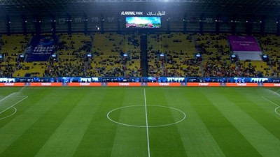 Süper Kupa'nın oynanacağı Al-Awwal Park Stadı'nın son durumu görüntülendi