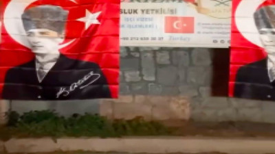Çarşı taraftar grubundan Suudi Arabistan Başkonsolosluğu önünde protesto: "Mustafa Kemal'in Askerleriyiz!"