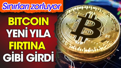 Bitcoin yeni yıl fırtına gibi girdi. Sınırları zorluyor