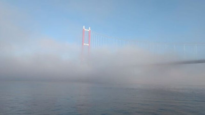 Çanakkale Boğazı'nda gemi trafiğine sis engeli (03 Ocak 2024)