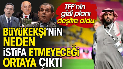 TFF’nin gizli planı deşifre oldu. Mehmet Büyükekşi’nin neden istifa etmeyeceği ortaya çıktı