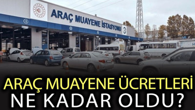 Araç muayene ücretleri ne kadar oldu? 2024 araç muayene ücretleri ne kadar?