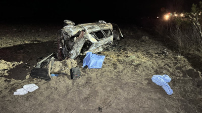 Kütahya'da otomobil devrildi: 1 ölü, 2 yaralı