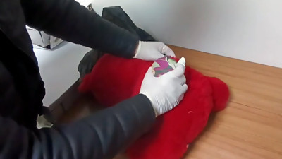 Suriyelinin oyuncak ayısından çıkanlar şok etti! Tam bin 825 tane
