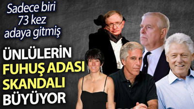 Ünlülerin fuhuş adası skandalı büyüyor. Sadece biri 73 kez adaya gitmiş