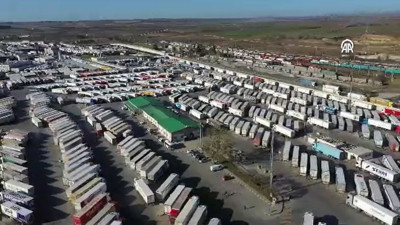 Kapıkule'den bir yıl içinde 1 milyonun üzerinde TIR giriş çıkış yaptı