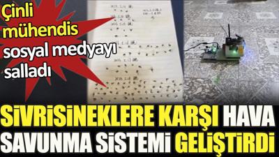 Sivrisineklere karşı hava savunma sistemi geliştirdi. Çinli mühendis sosyal medyayı salladı