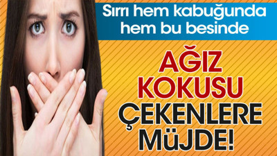 Ağız kokusu çekenlere müjde! Sırrı hem kabuğunda hem bu besinde