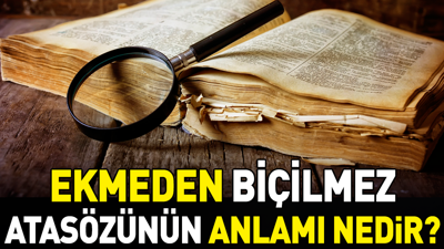 Ekmeden biçilmez atasözünün anlamı nedir?