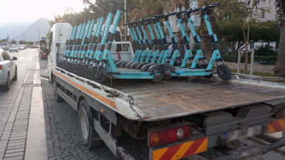 Antalya'da 325 scooter trafikten men edildi
