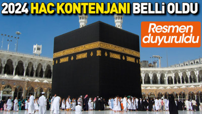 2024 hac kontenjanı belli oldu. Resmen duyuruldu