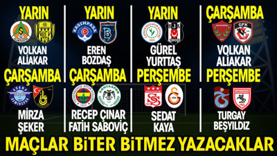 Süper Lig'de erteleme maçlarının heyecanı Yeniçağ'da! Maçlar biter bitmez yazacaklar