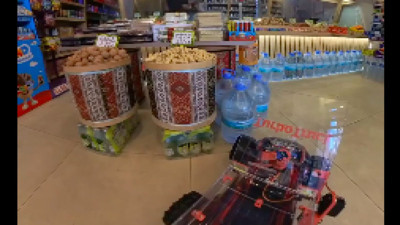 Uzaktan kumandalı araba ile kuruyemişçiye gönderilen sipariş gündem oldu