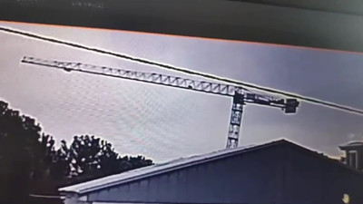 Manisa’daki vinç kazasının görüntüleri ortaya çıktı. İşçilerin hayatını kurtarmış