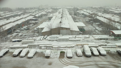 Edirne'de kar yağışı başladı