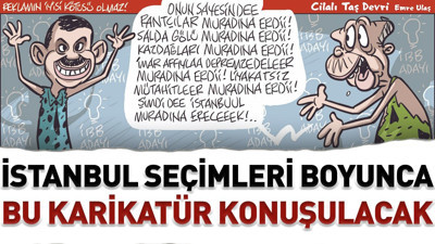 İstanbul seçimleri boyunca bu karikatür konuşulacak. Emre Ulaş çizdi