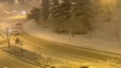 Her taraf beyaza büründü