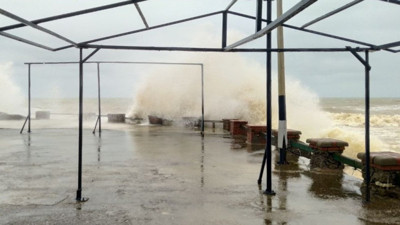 Düzce'de kuvvetli rüzgar ve sağanak etkili oldu