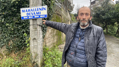 Karadeniz fıkrası gibi tabela astı! Gören gülme krizine giriyor