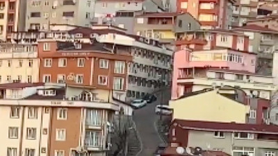 Kağıthane'nin yokuşları ve mimari yapısı sosyal medyada gündem oldu