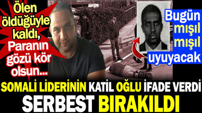 Somali liderinin oğlu ifade verdi serbest bırakıldı. Ölen öldüğüyle kaldı, paranın gözü kör olsun...