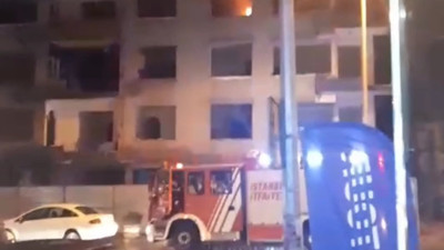 Metruk binada yangın (13 Ocak 2024)